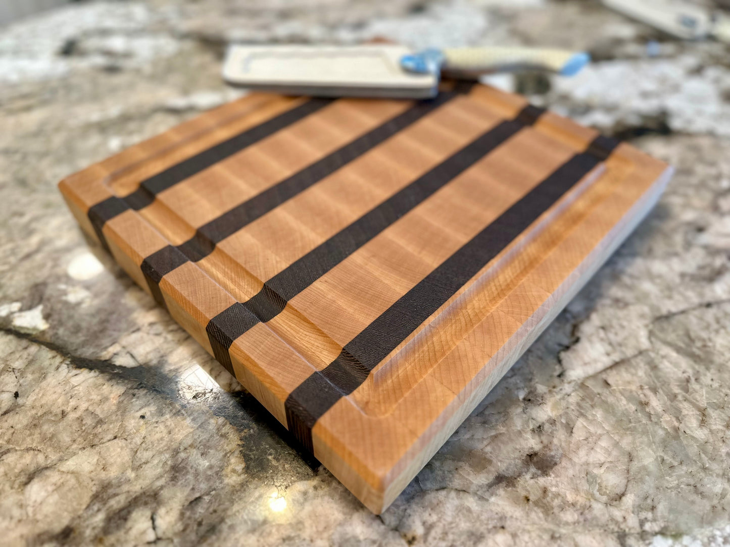 Wenge & Hard Maple (End Grain) Butcher Block