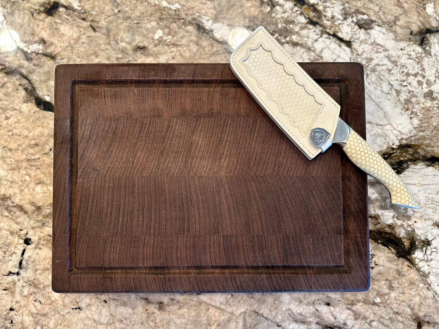100% Wenge End Grain Butcher Block
